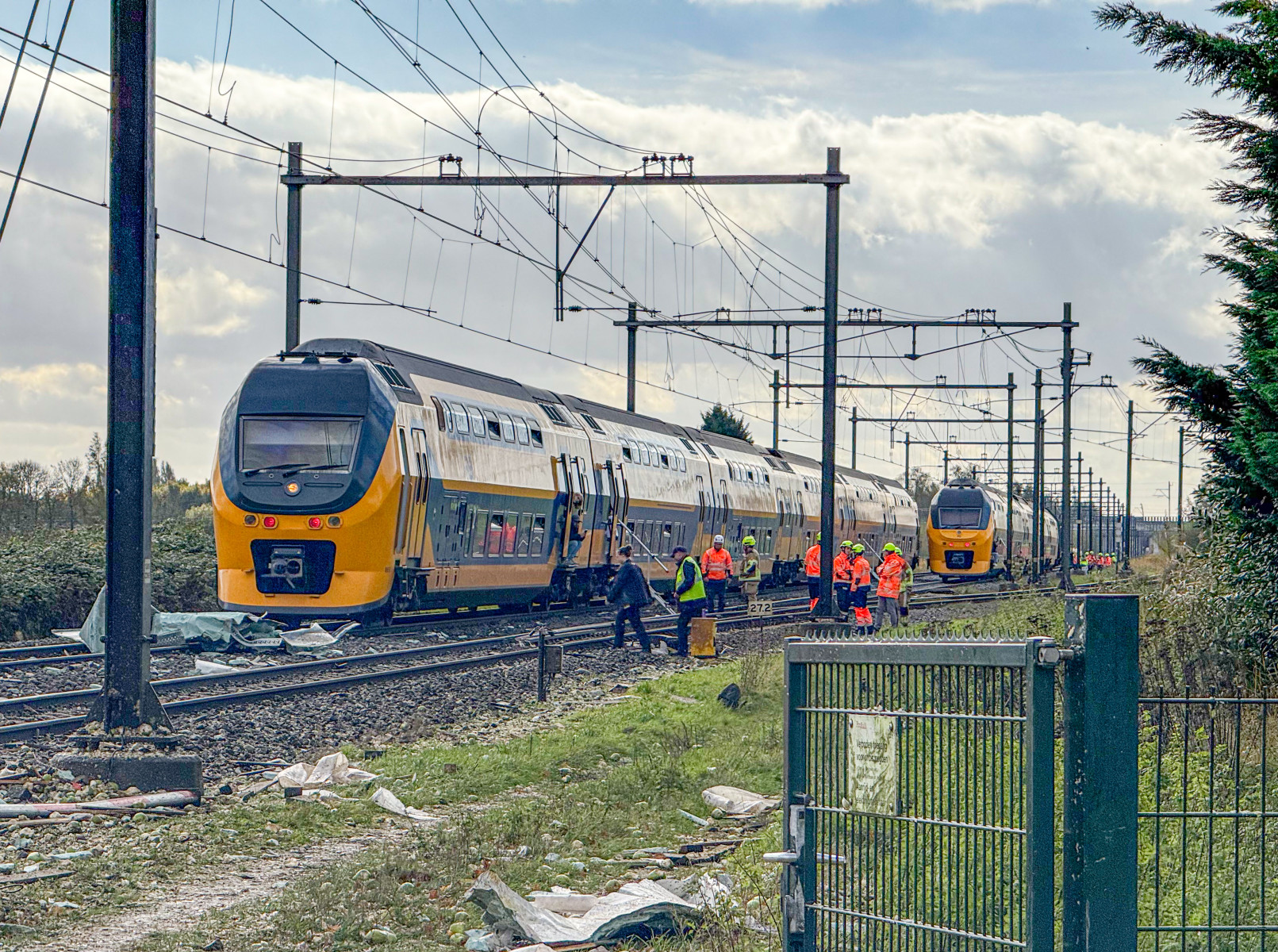 Tot en met donderdag geen treinen tussen Geldermalsen en ’s-Hertogenbosch door aanrijding bij Metere