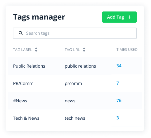 tags-manager