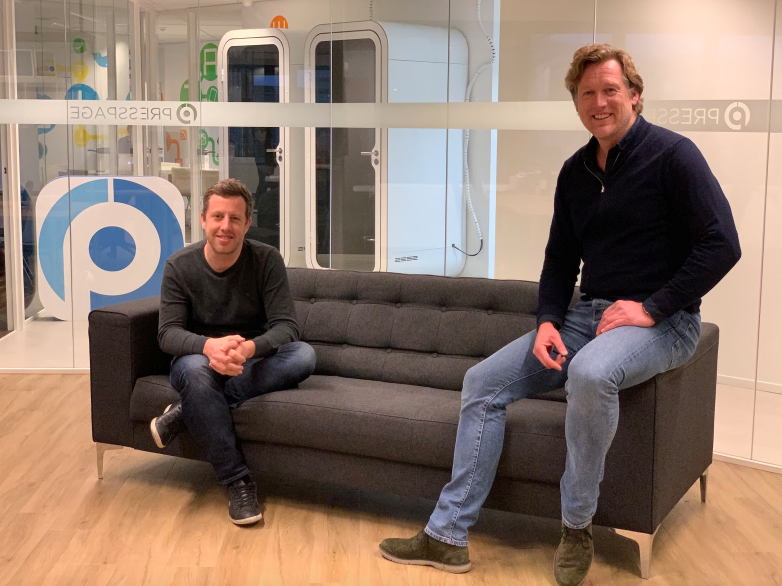 Sébastien Willems, co-founder and Jan-Willem Schalkwijk, CEO