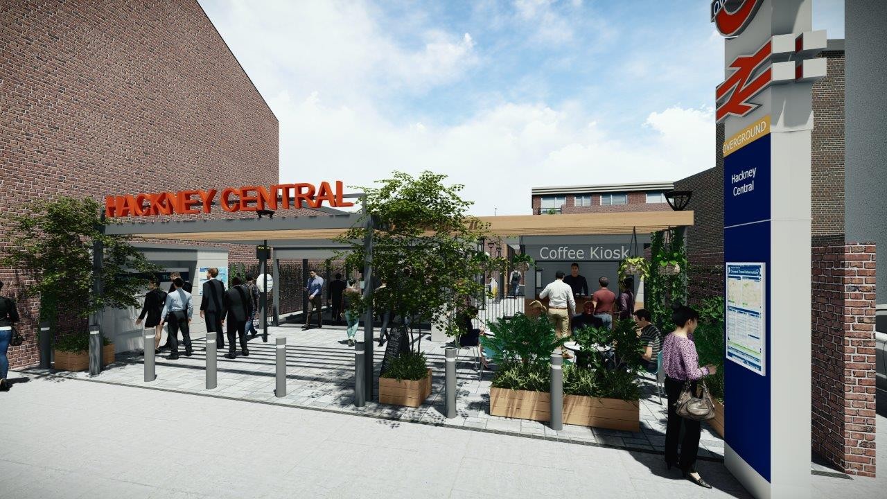Food and drink kiosk trader wanted for new Hackney Central station entrance