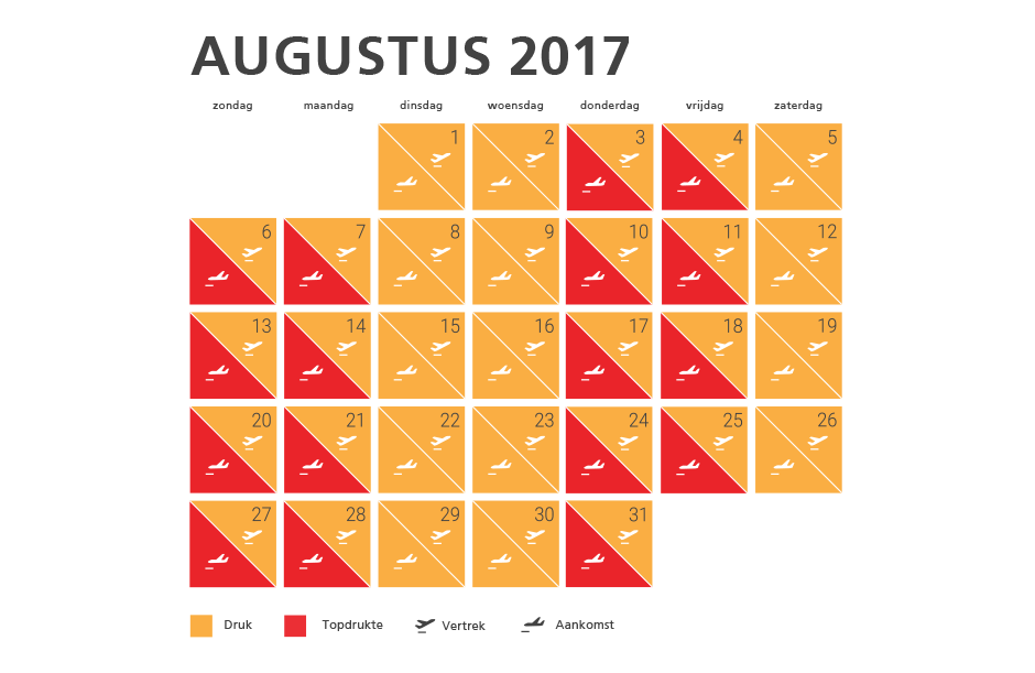 drukte schiphol vertrekhal 3