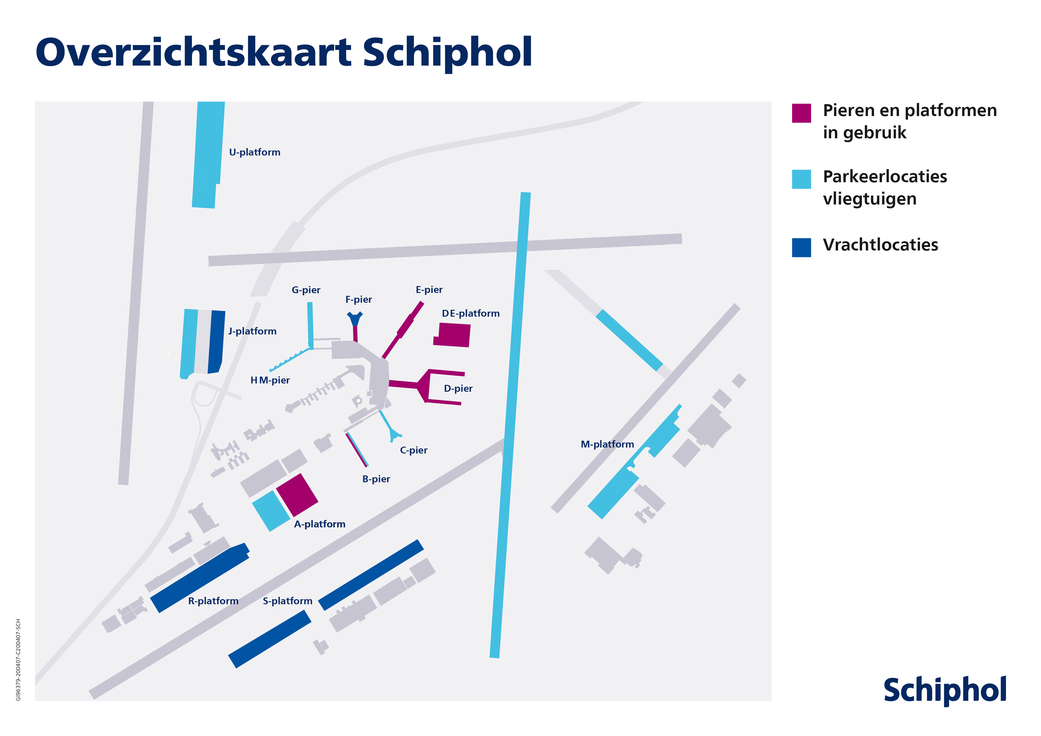 2 april 2020 Update Schiphol zet volgende stap naar kern Schiphol en sluit pieren
