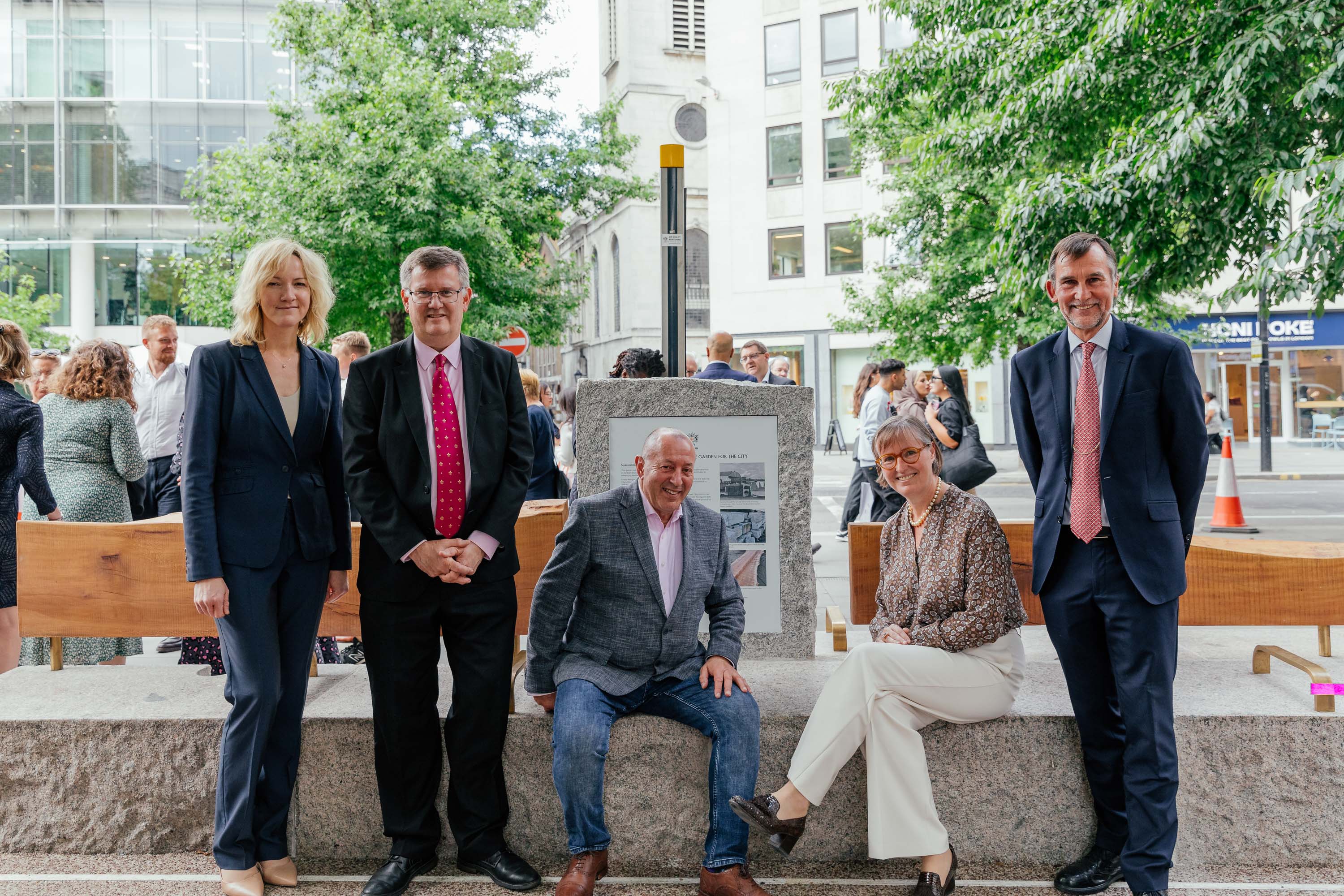 City of London Corporation opens new public garden at junction of ...