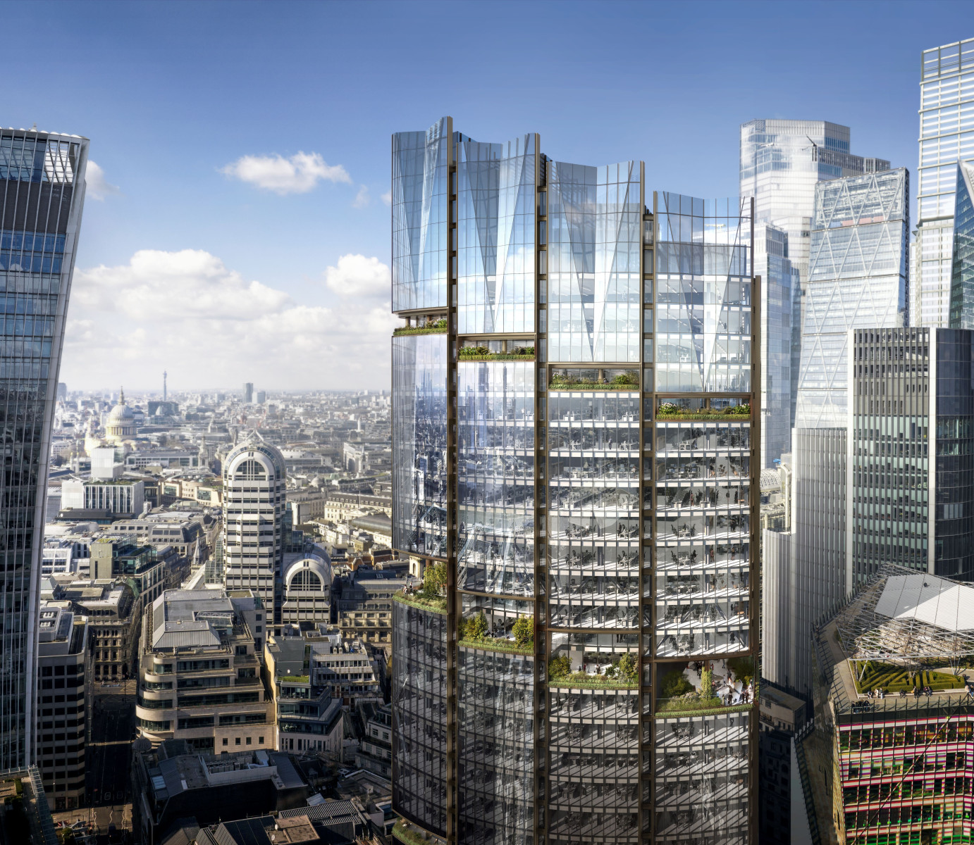 Plans for 31-storey office building approved at 130 Fenchurch Street