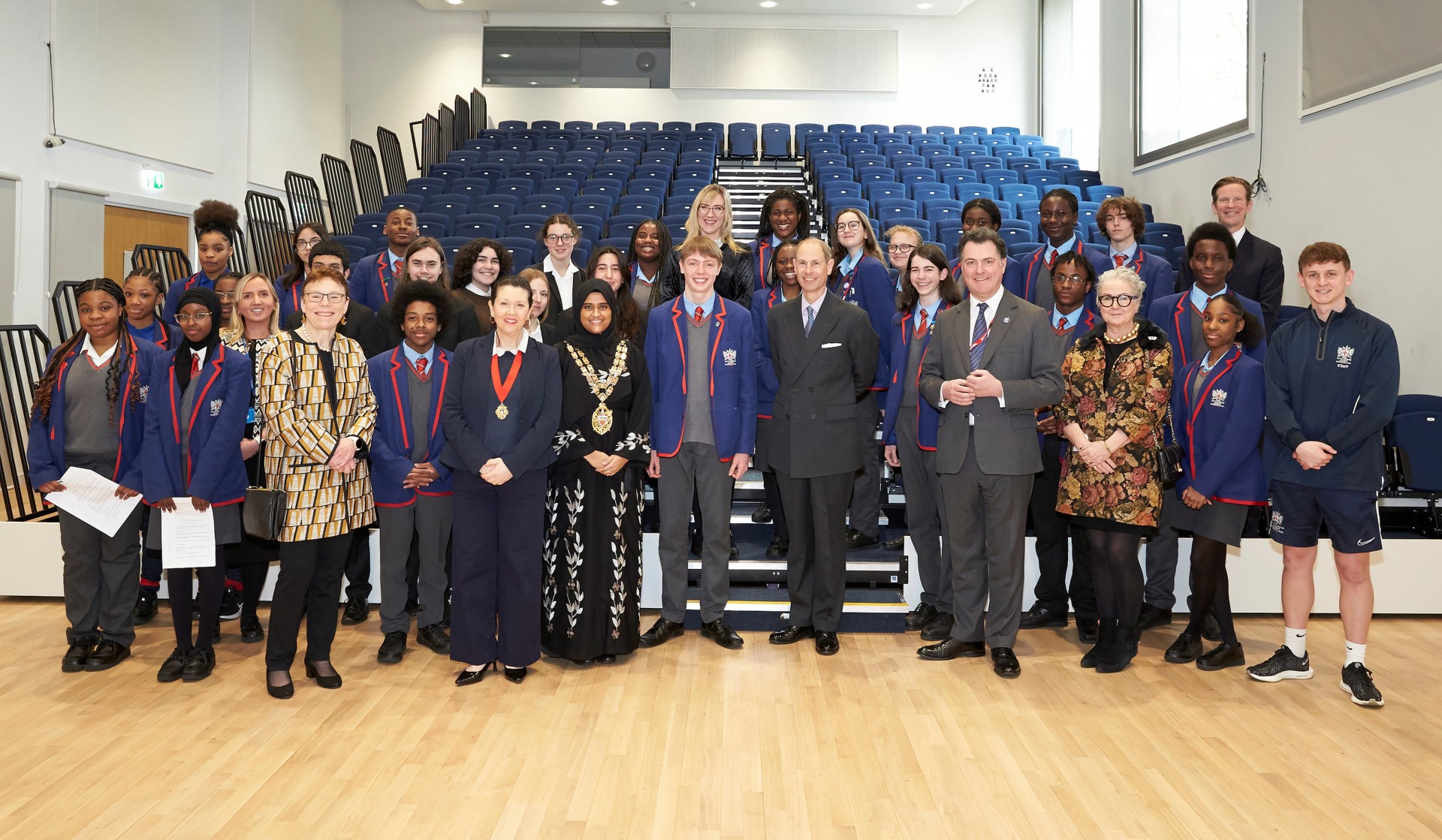 Royal visit to Hackney school
