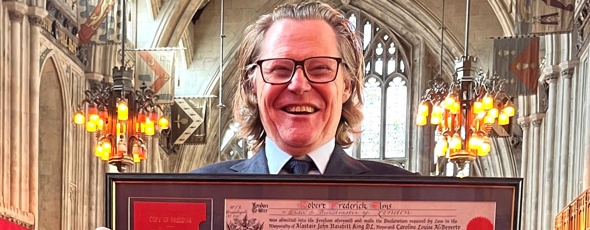 BBC London’s Robert Elms receives Freedom of the BBC London’s Robert Elms receives Freedom of the